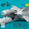 RESKIT RS32-0563 AGM-62 Walleye II missiles (2 pcs) with AN/AWG-16 data link pod (1 pcs) (A-4, A-6, A-7, F-4, F/A-18) (3D Printed) (1/32)